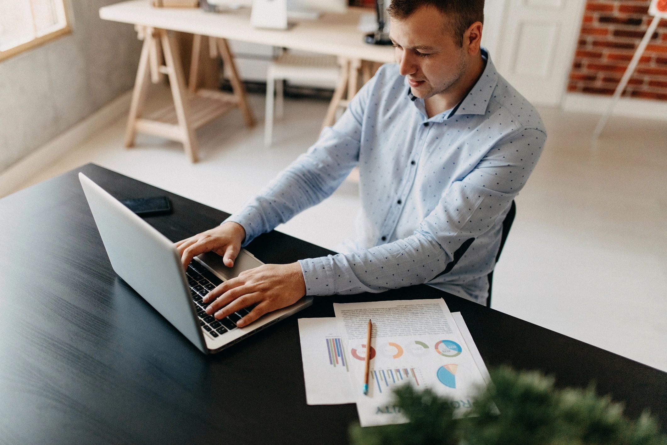 Professional working in an office environment